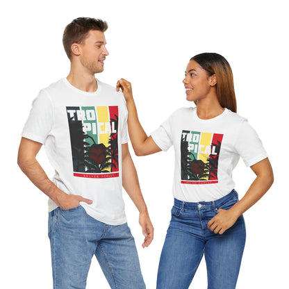 Unisex Jersey Belize T-shirt met korte mouwen 