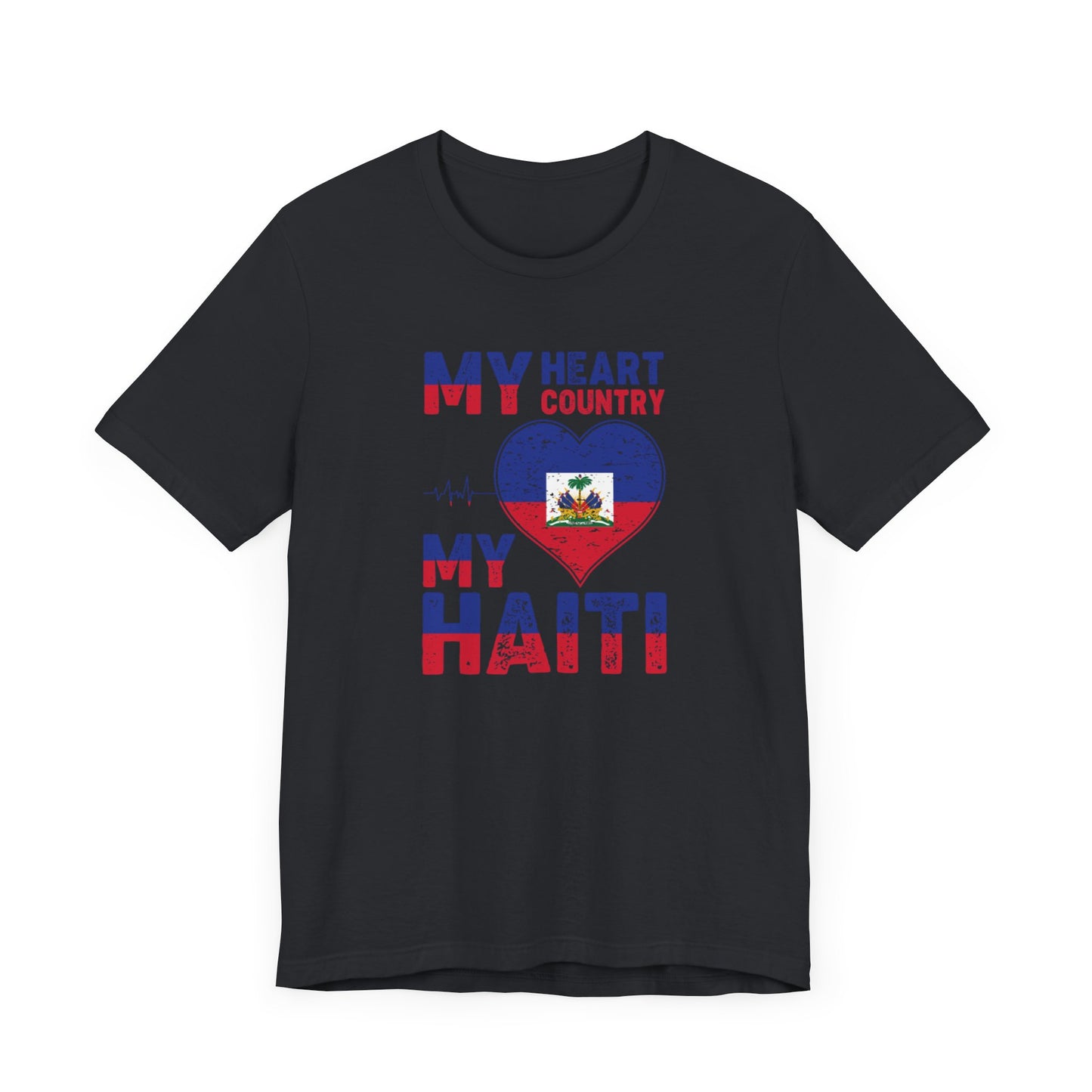 Unisex Jersey Haiti T-shirt met korte mouwen