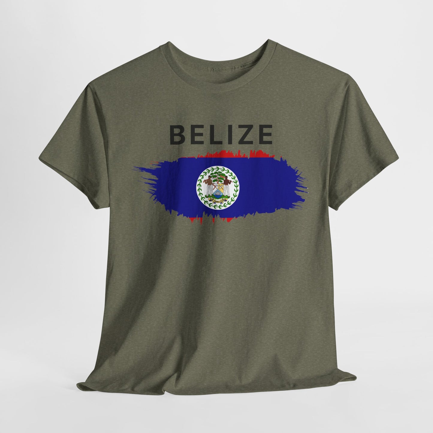 Unisex Zware Belize Katoenen T-shirt 