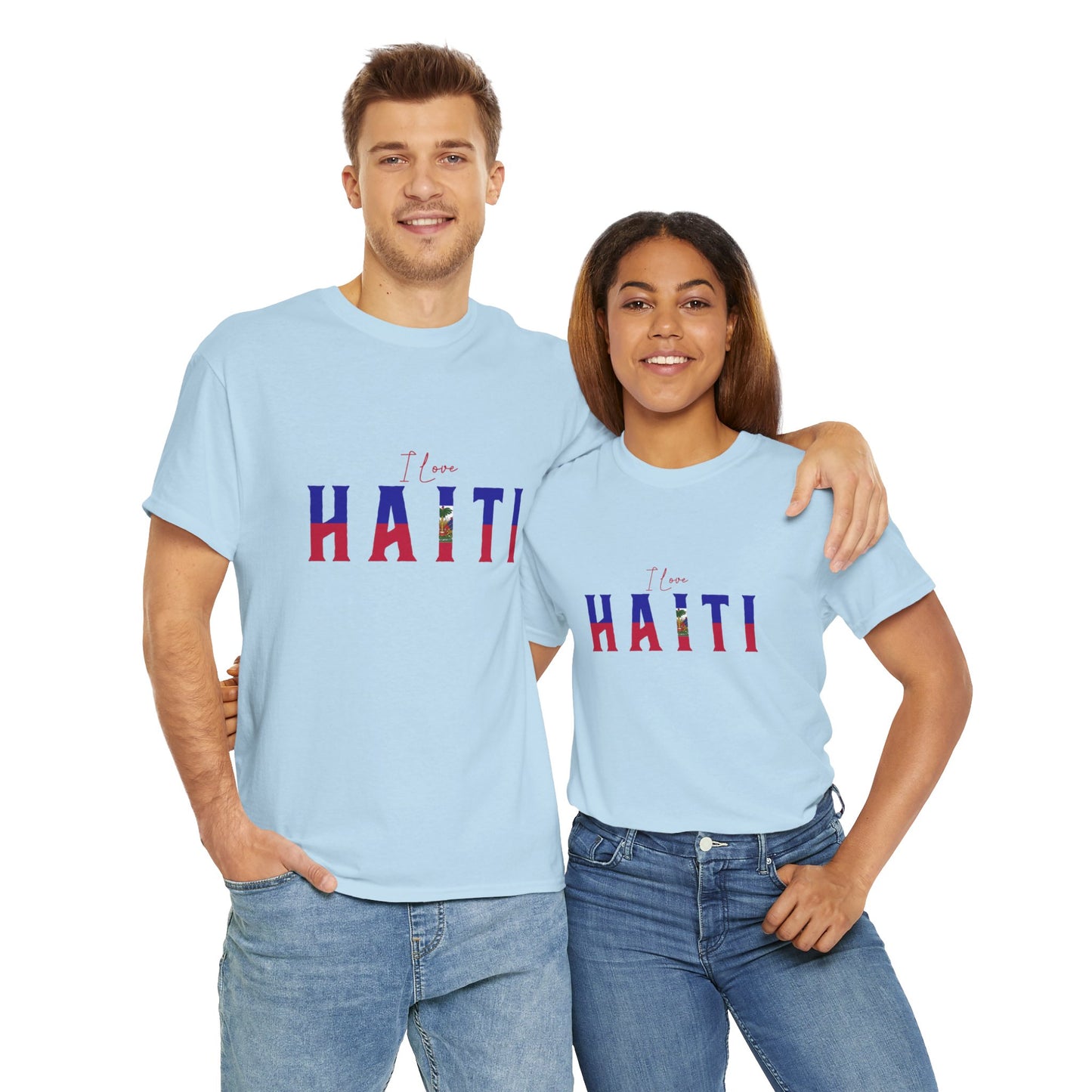 Unisex Heavy Haiti Katoenen T-shirt