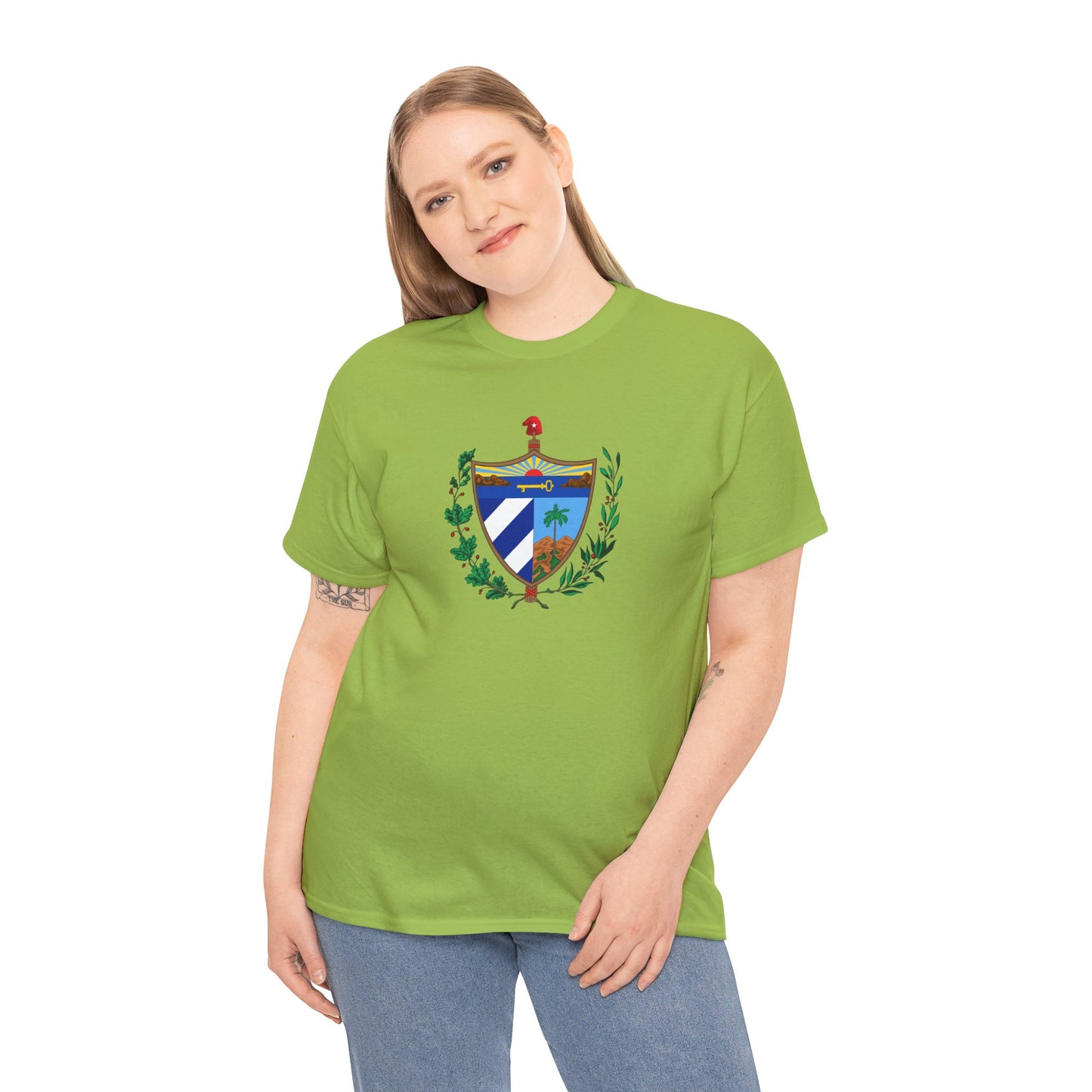 Unisex Zware Cuba Katoenen T-shirt