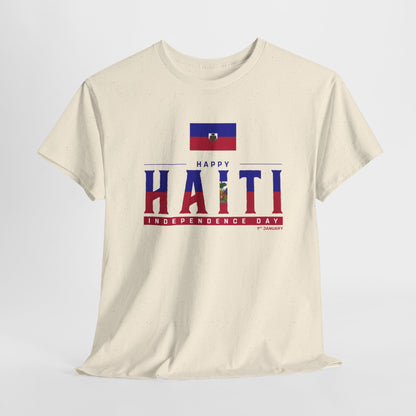 Unisex Heavy Haiti Katoenen T-shirt