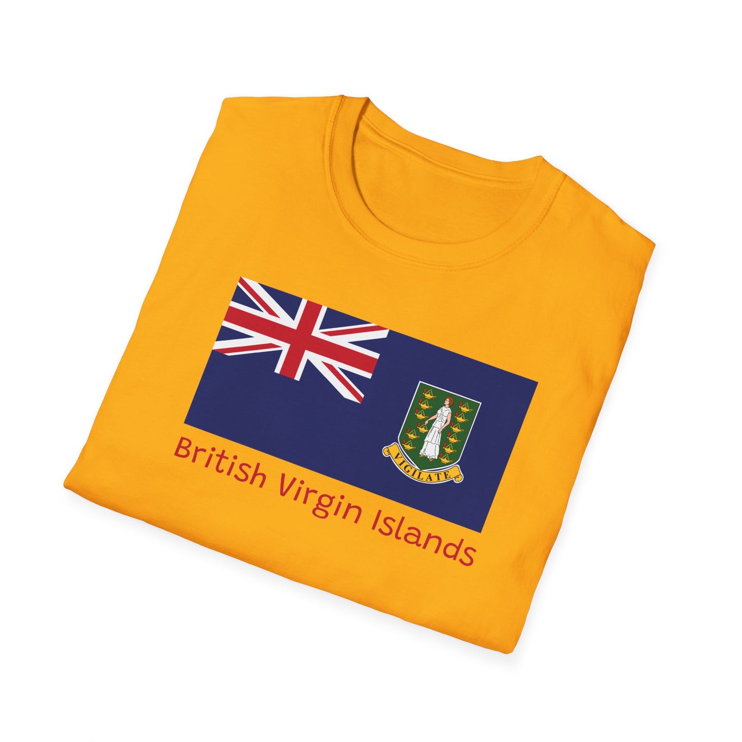 Unisex British Virgin Islands Softstyle T-Shirt