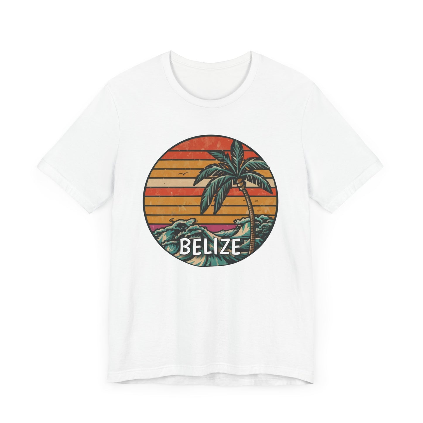 Unisex Jersey Belize T-shirt met korte mouwen 