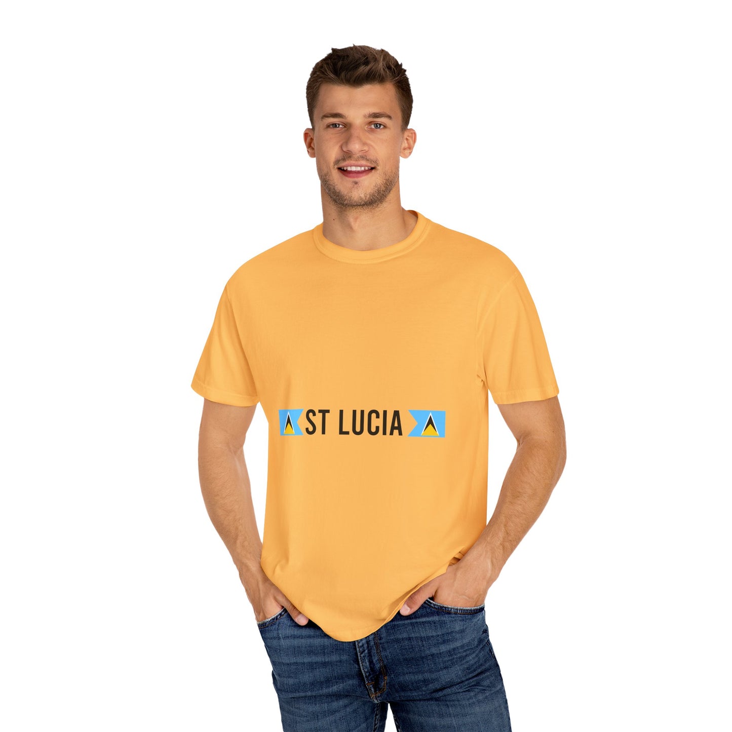 Unisex Garment-Dyed T-Shirt - ST LUCIA