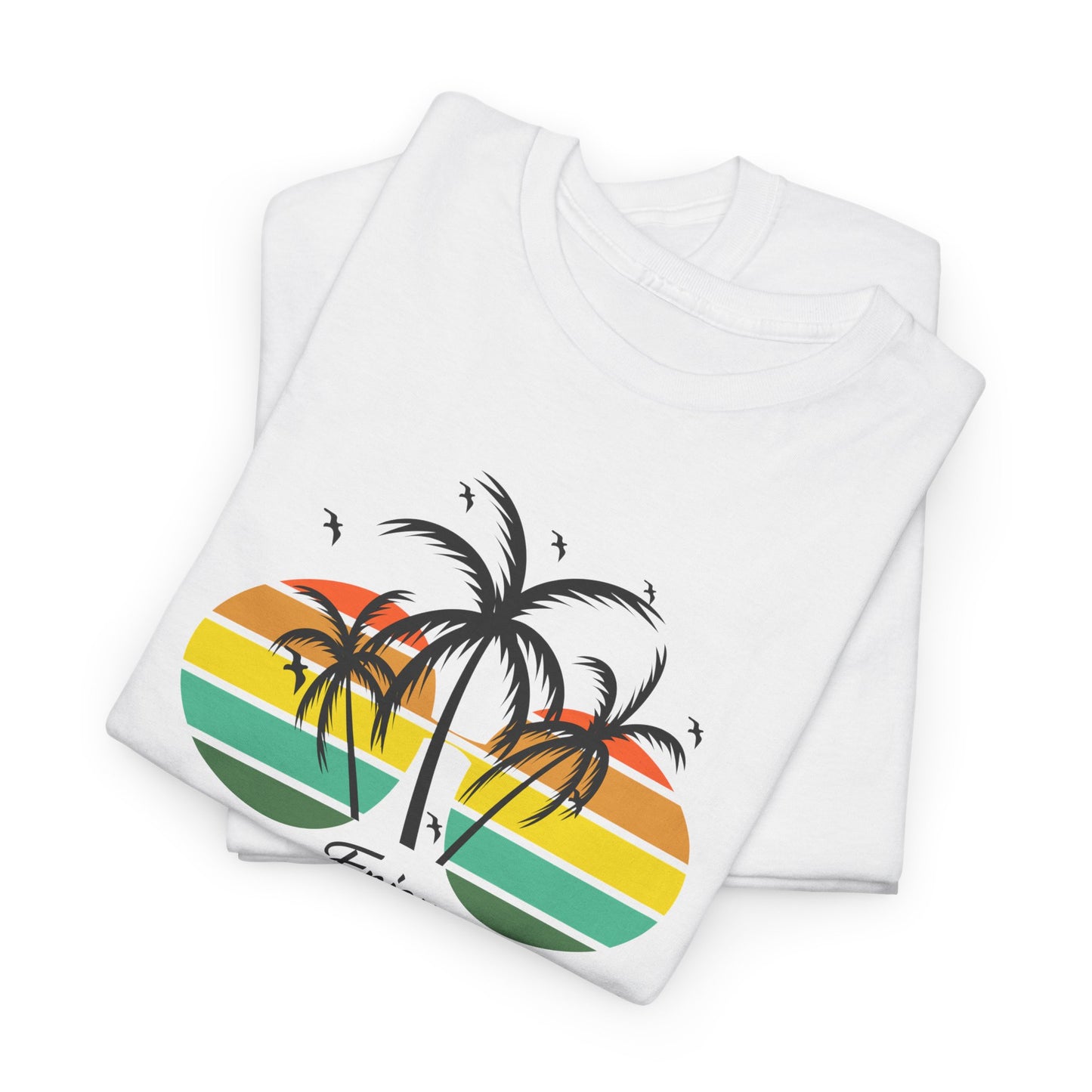 Unisex Zware Dominica Katoenen T-shirt