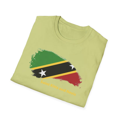 Unisex Softstyle Saint Kitts and Nevis T-Shirt