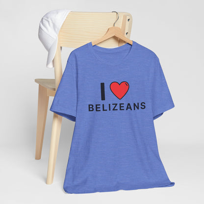 Unisex Jersey Belize T-shirt met korte mouwen 