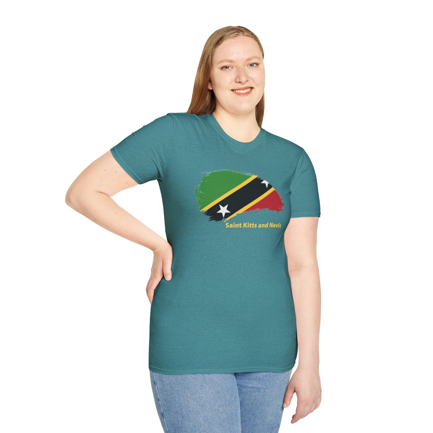 Unisex Softstyle Saint Kitts and Nevis T-Shirt