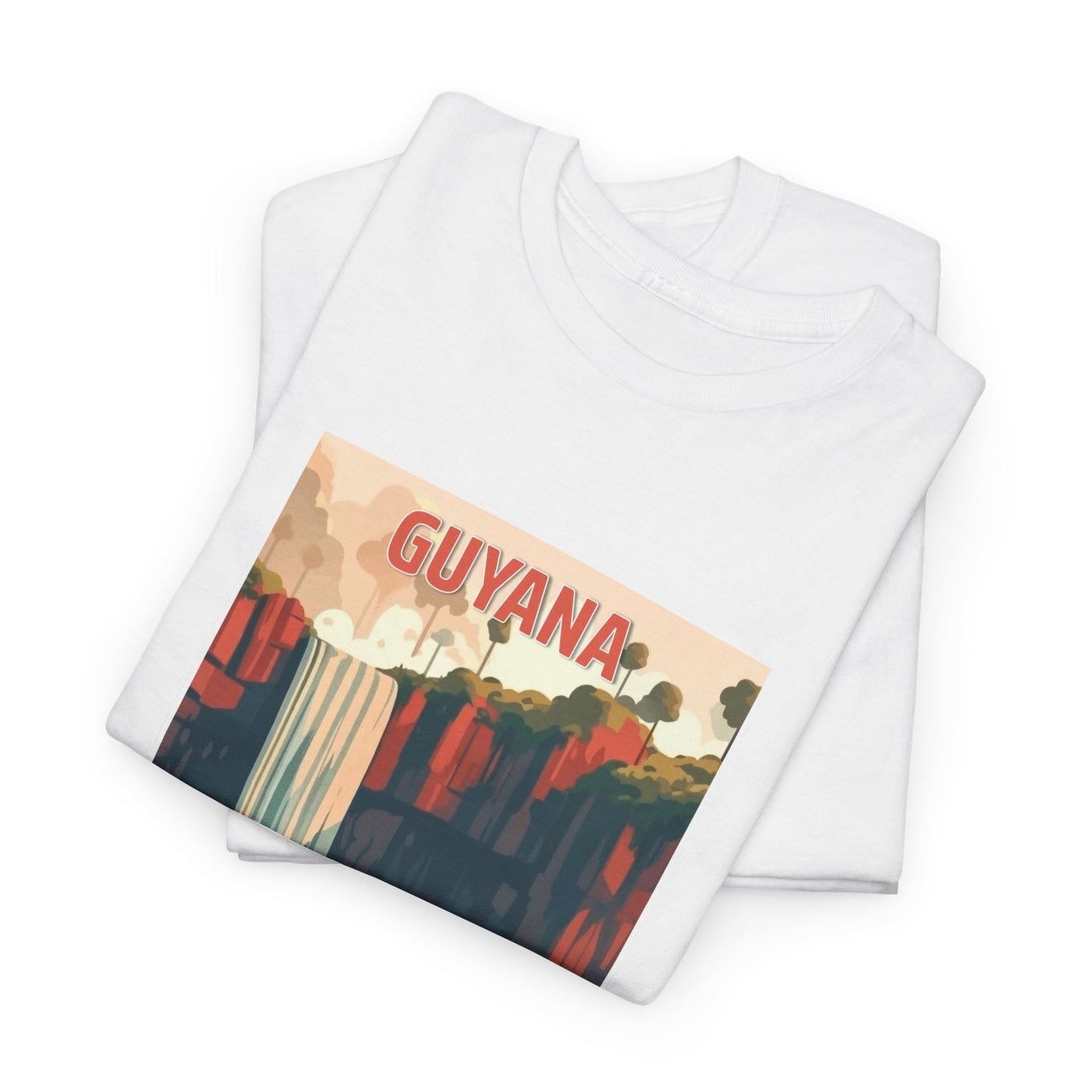 Unisex Zware Guyana Katoenen T-shirt