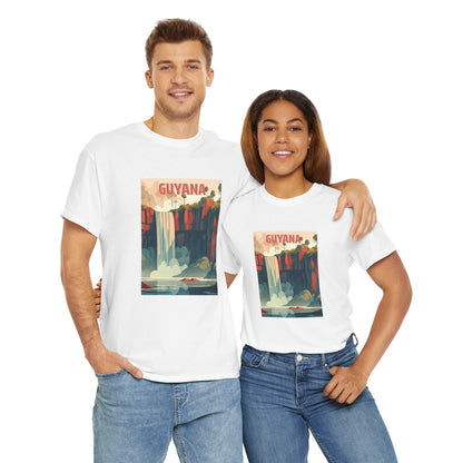 Unisex Zware Guyana Katoenen T-shirt