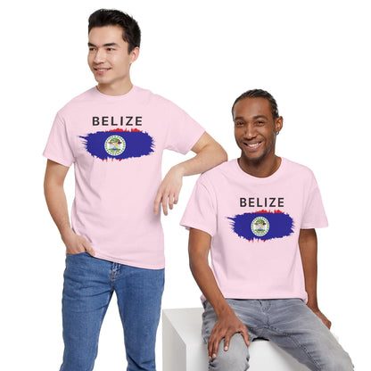 Unisex Zware Belize Katoenen T-shirt 