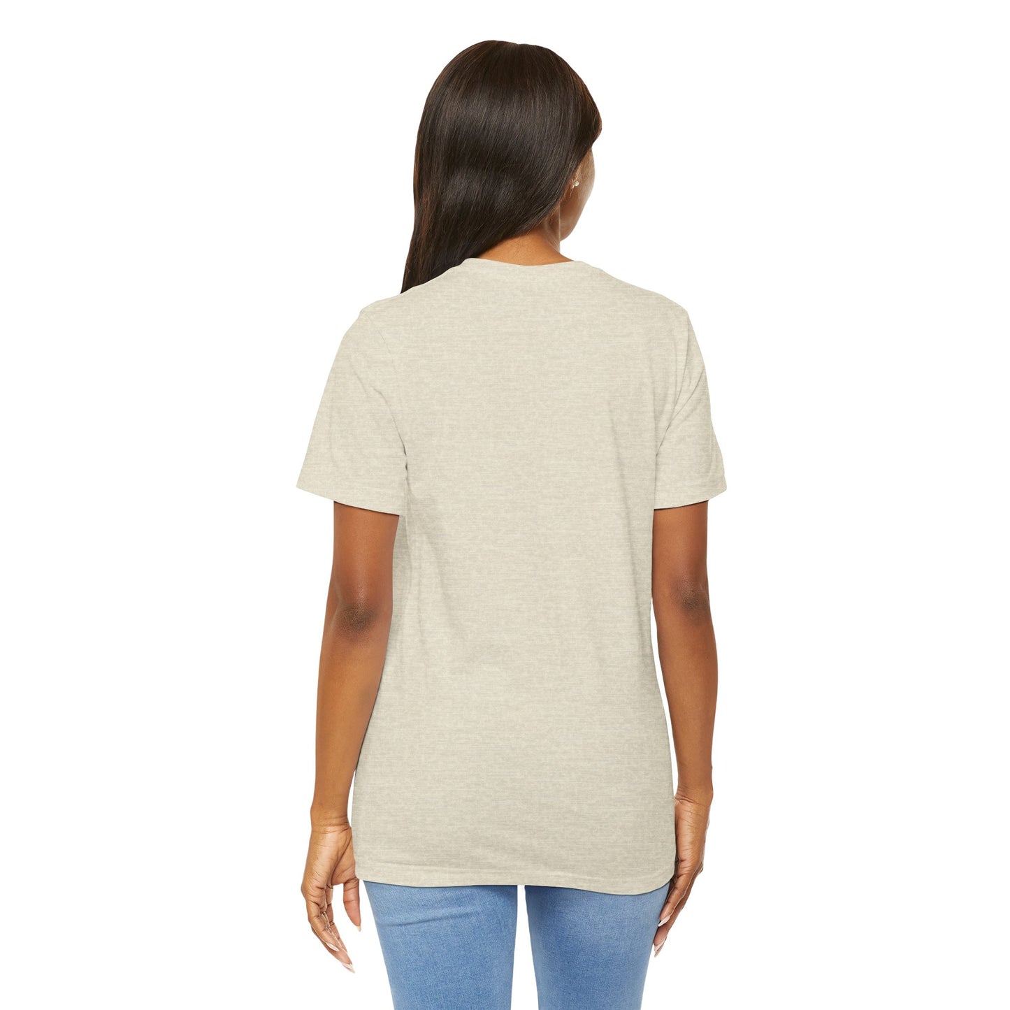 Unisex Jersey T-shirt met korte mouwen 