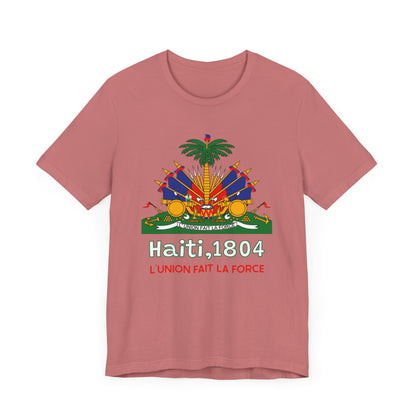 Unisex Jersey Haiti T-shirt met korte mouwen