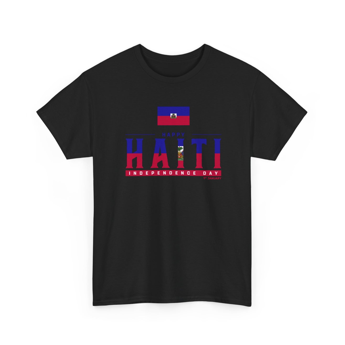 Unisex Heavy Haiti Katoenen T-shirt