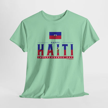 Unisex Heavy Haiti Katoenen T-shirt