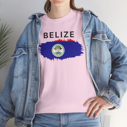 Unisex Zware Belize Katoenen T-shirt 