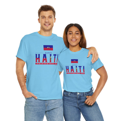 Unisex Heavy Haiti Katoenen T-shirt