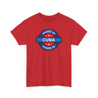 Unisex Zware Cuba Katoenen T-shirt