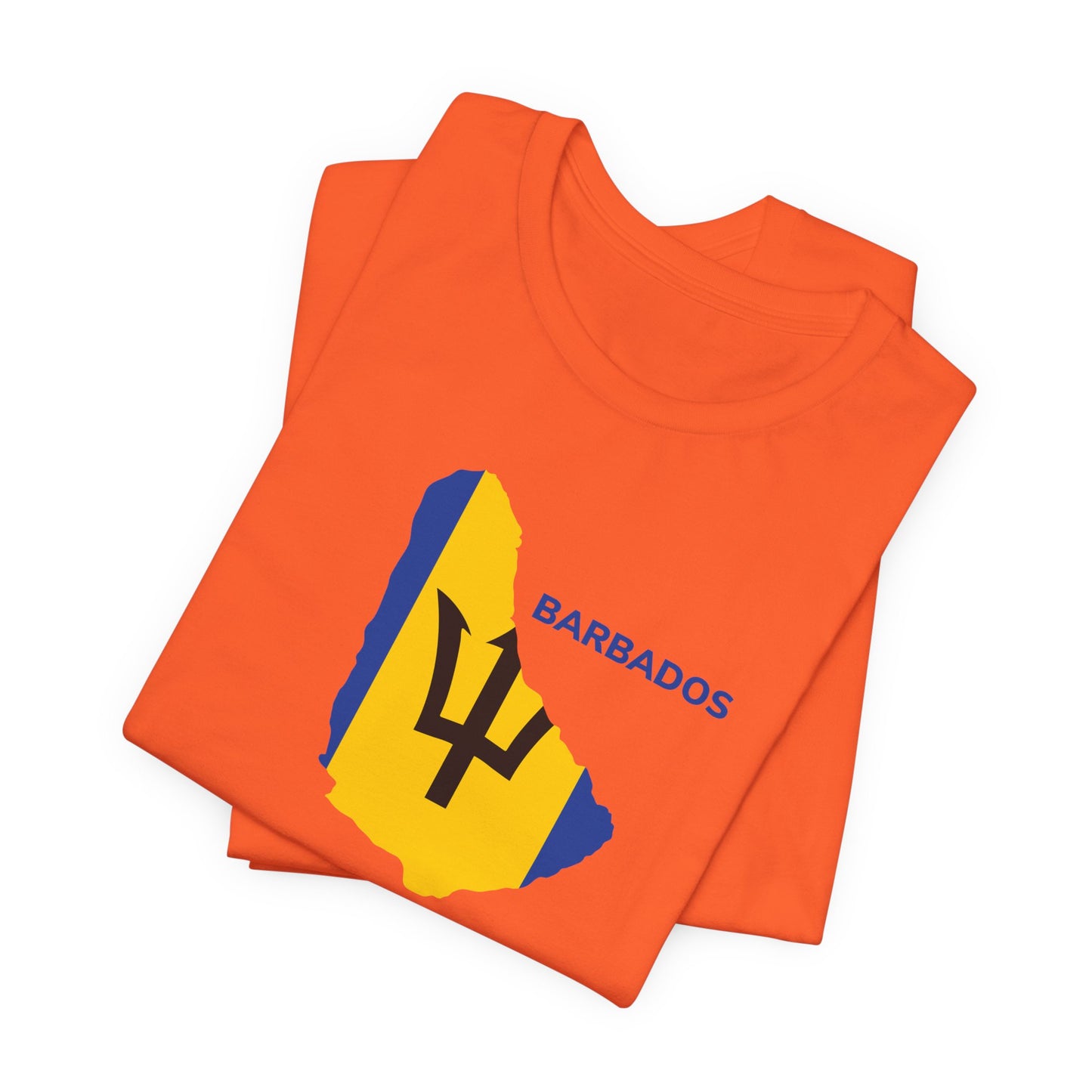 Unisex Barbados T-shirt met korte mouwen