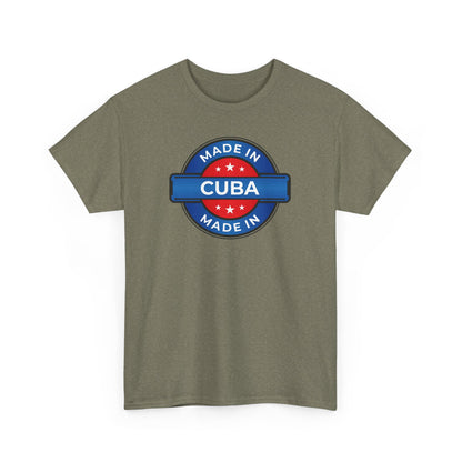 Unisex Zware Cuba Katoenen T-shirt