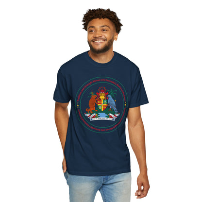 Unisex T-shirt met het nationale embleem van Grenada 