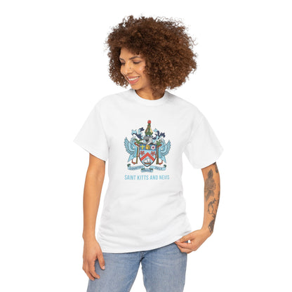 Unisex Heavy Saint Kitts and Nevis Cotton Tee