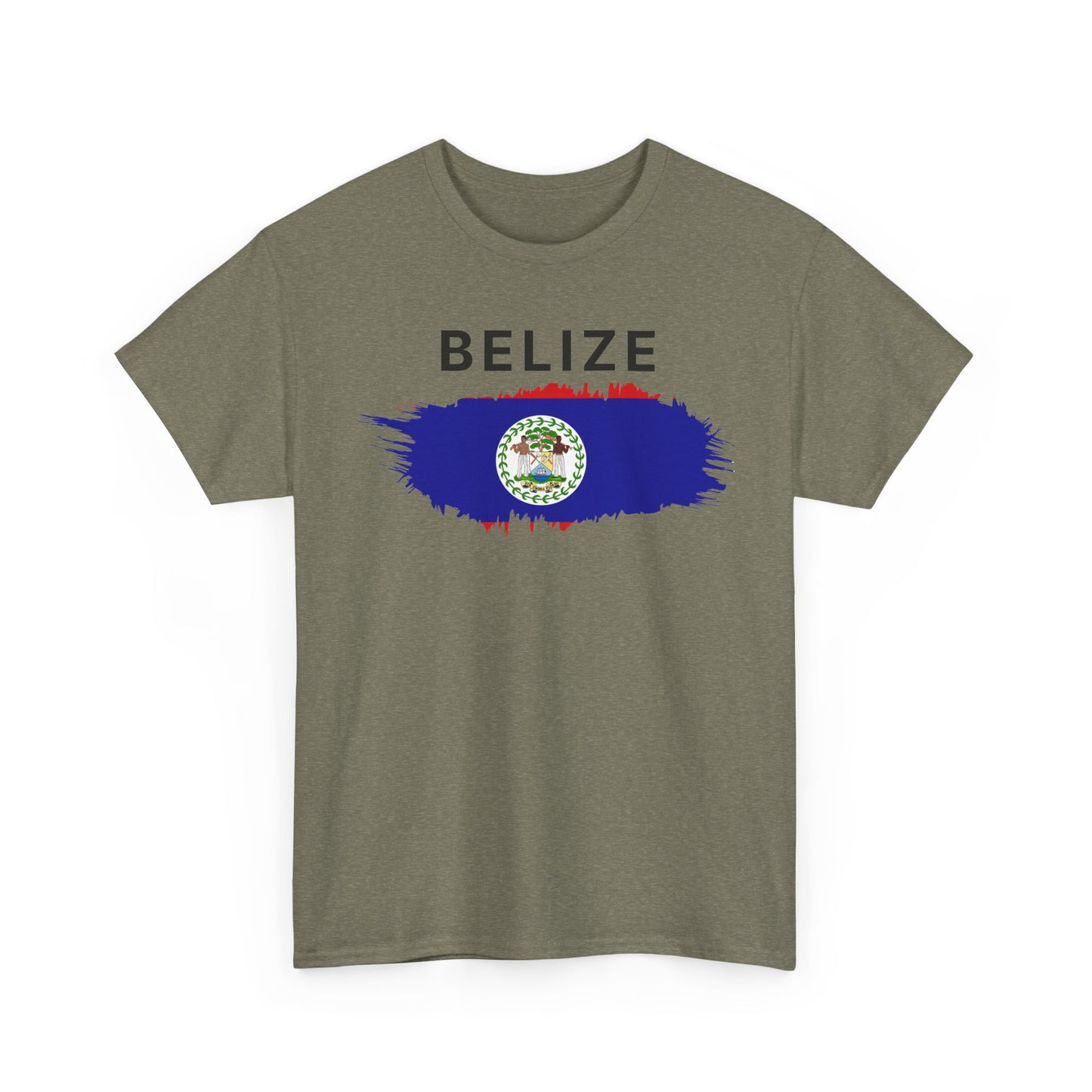 Unisex Zware Belize Katoenen T-shirt 