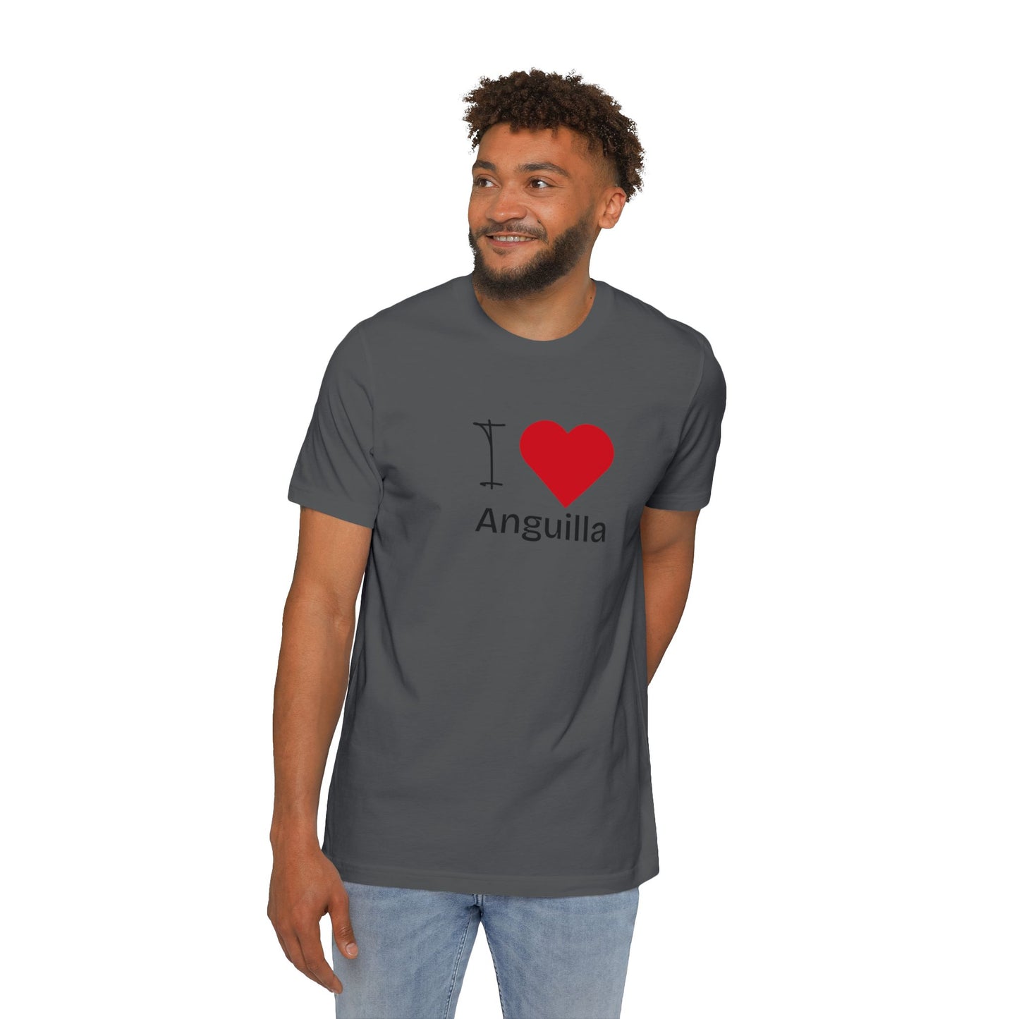 Unisex Short-Sleeve Anguilla Jersey T-Shirt