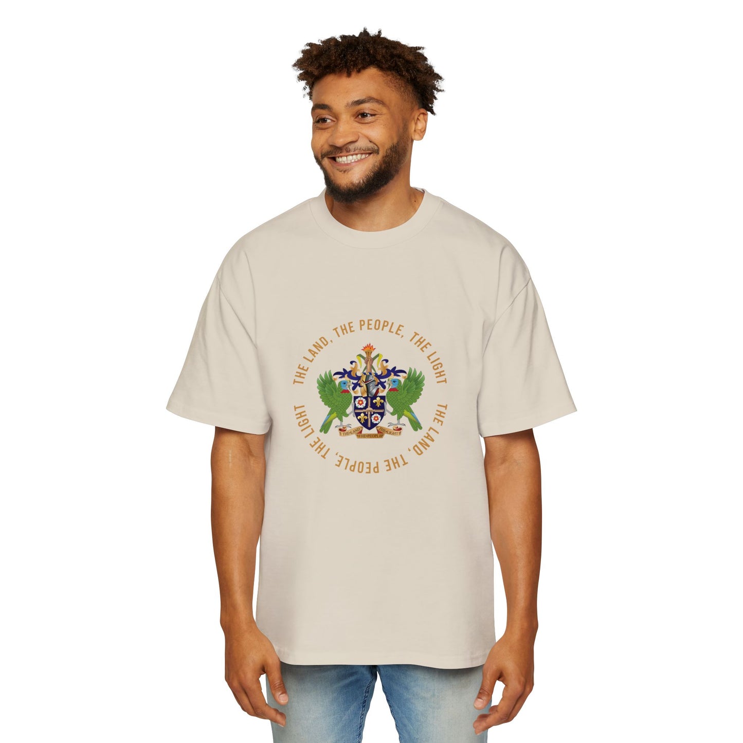 Men's Tee Saint Lucia Coat of Arm T-Shirt