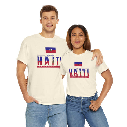 Unisex Heavy Haiti Katoenen T-shirt