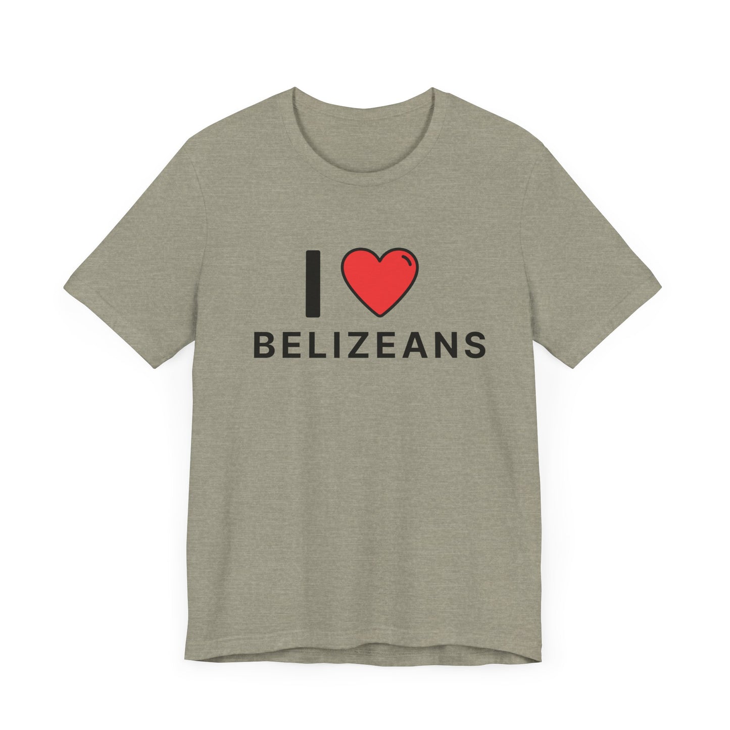 Unisex Jersey Belize T-shirt met korte mouwen 