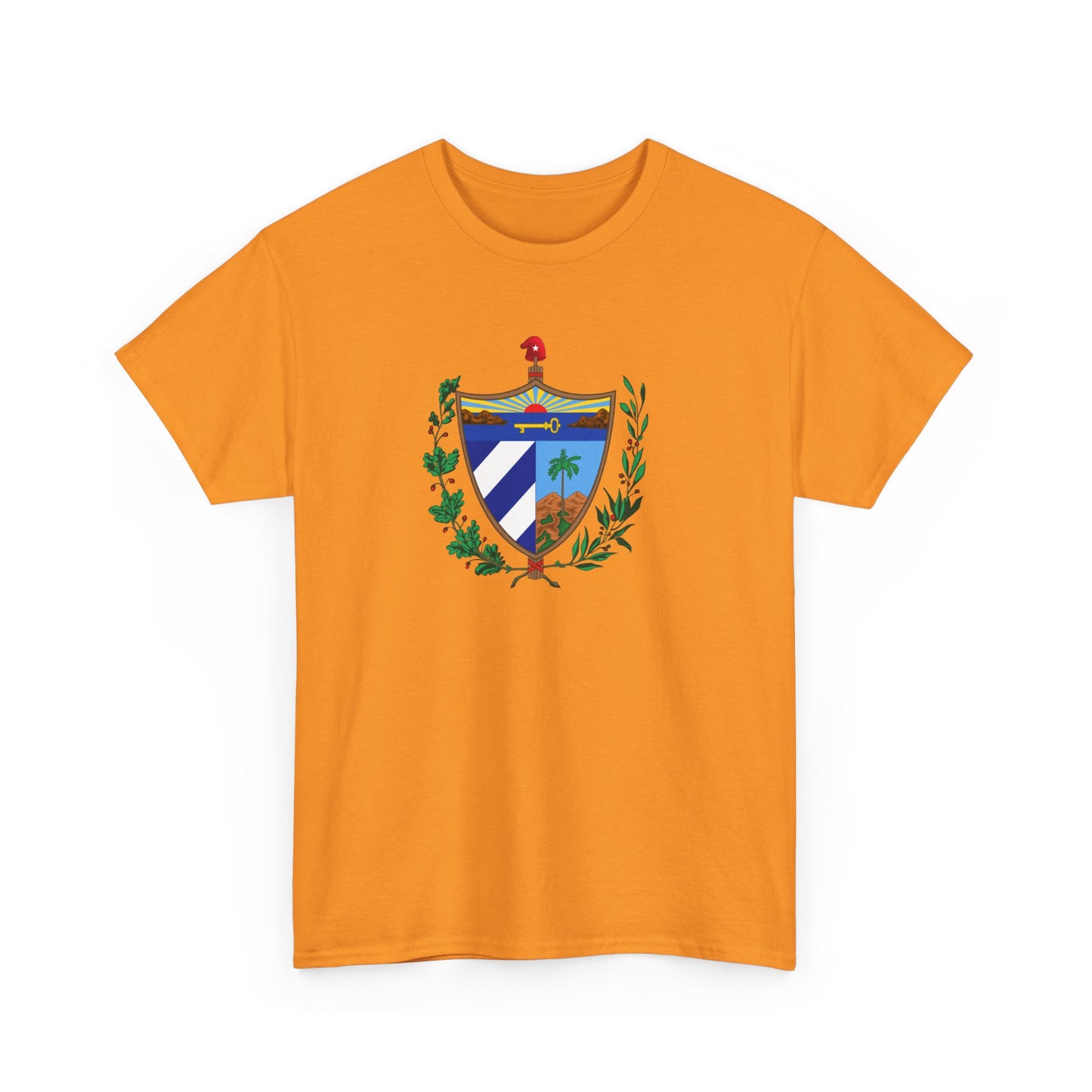 Unisex Zware Cuba Katoenen T-shirt