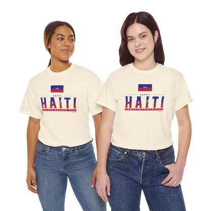 Unisex Heavy Haiti Katoenen T-shirt