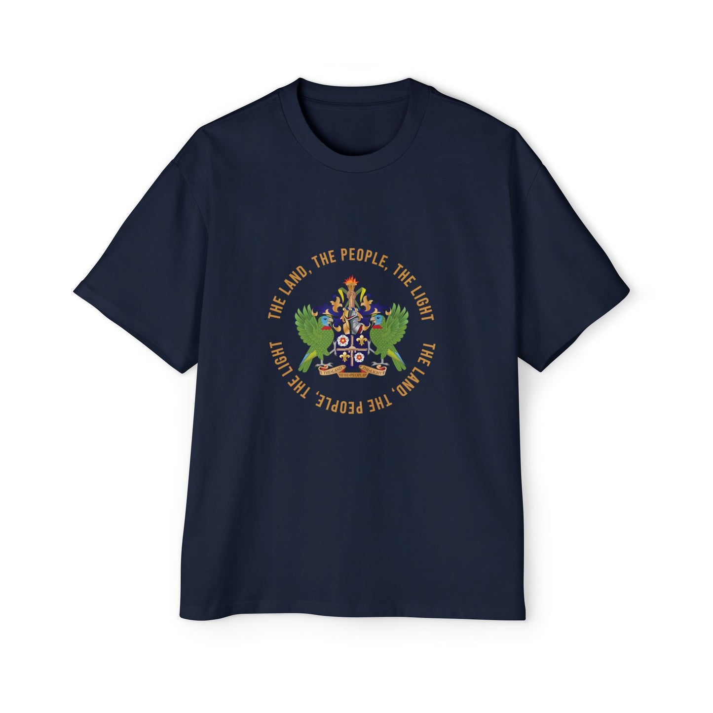 Men's Tee Saint Lucia Coat of Arm T-Shirt