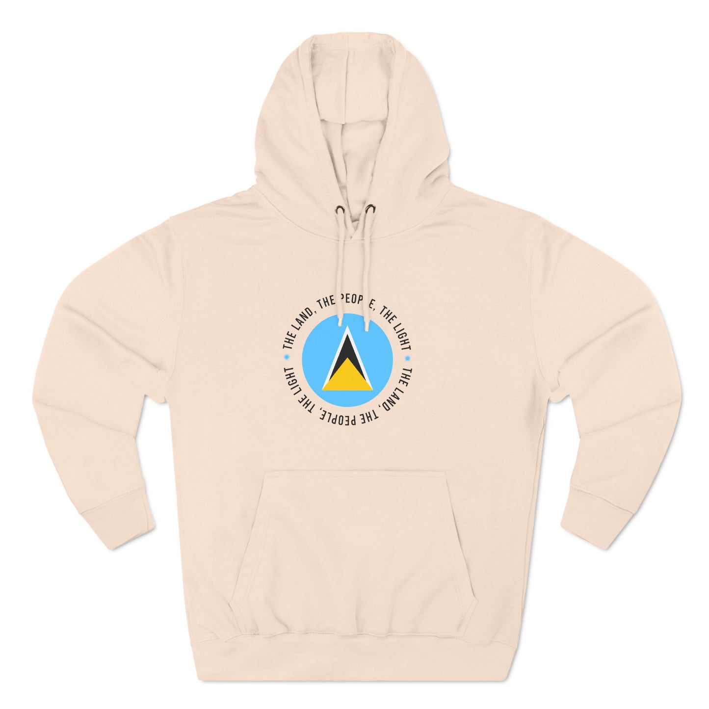 Hoodie met vlag van Saint Lucia