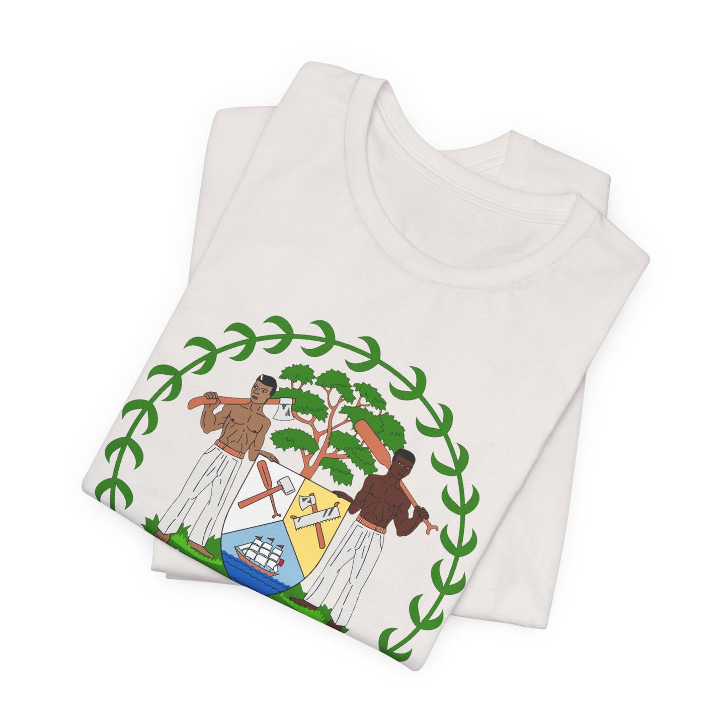 Unisex Jersey Belize T-shirt met korte mouwen 