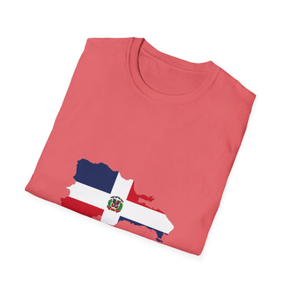 Dominican Republic flag map Classic T-Shirt