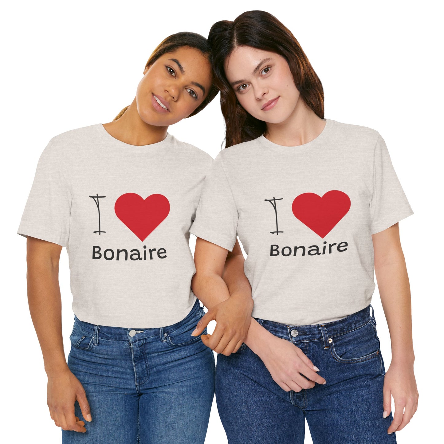 Unisex Jersey Bonaire T-shirt met korte mouwen 