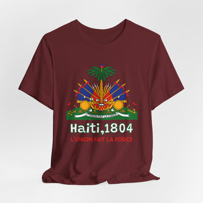 Unisex Jersey Haiti T-shirt met korte mouwen