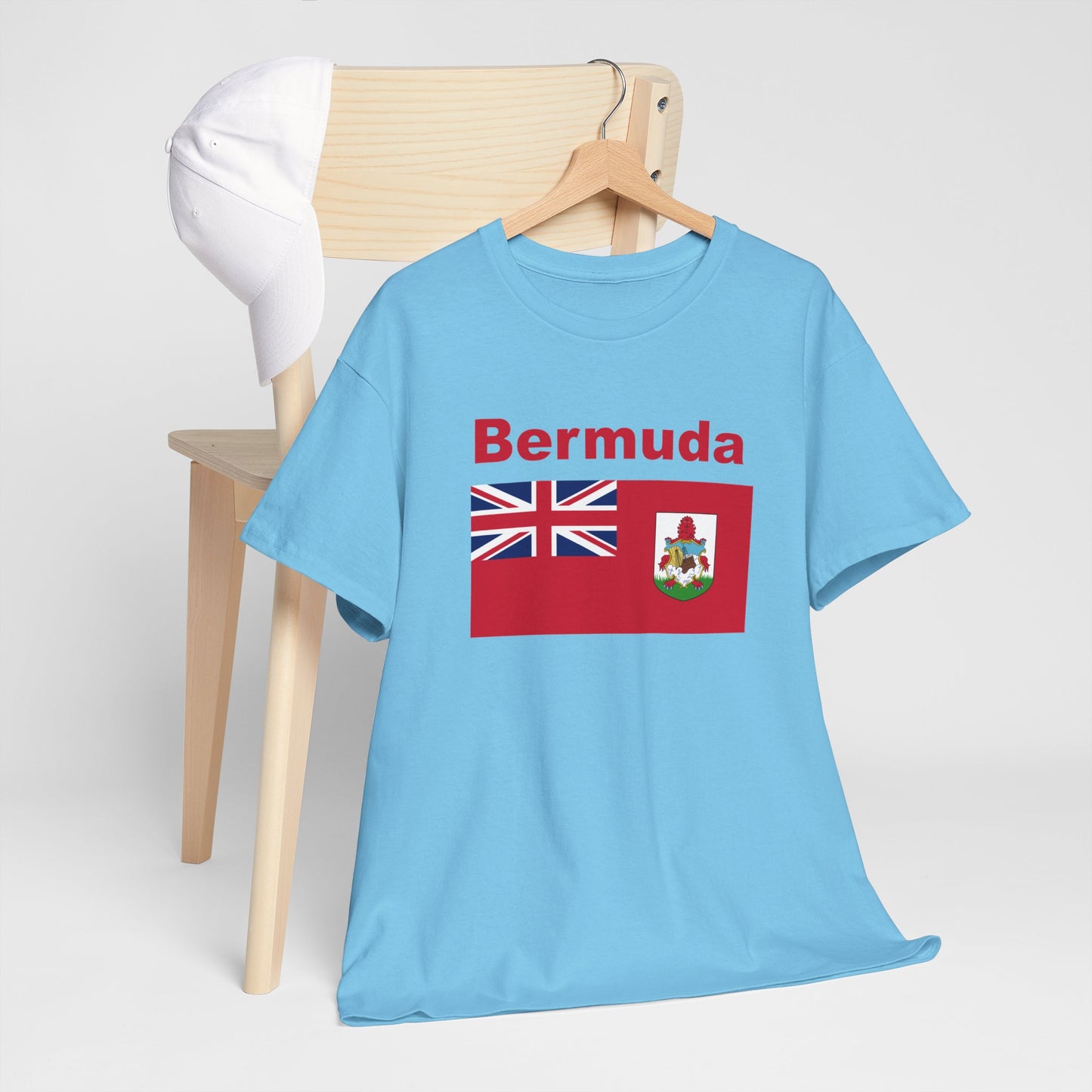 Unisex zwaar Bermuda katoenen T-shirt 