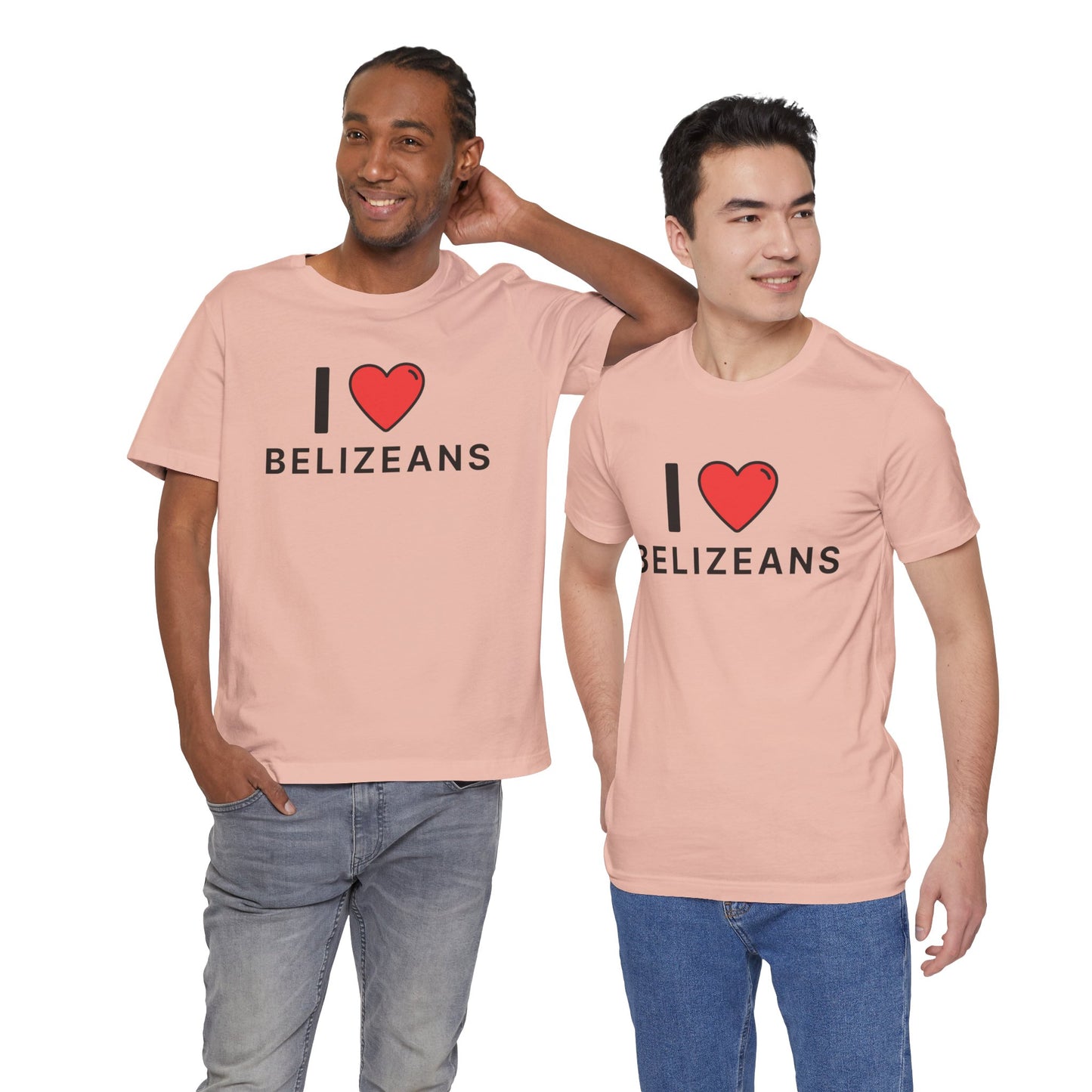 Unisex Jersey Belize T-shirt met korte mouwen 