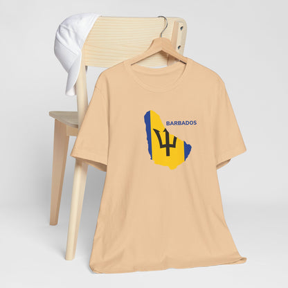 Unisex Barbados T-shirt met korte mouwen