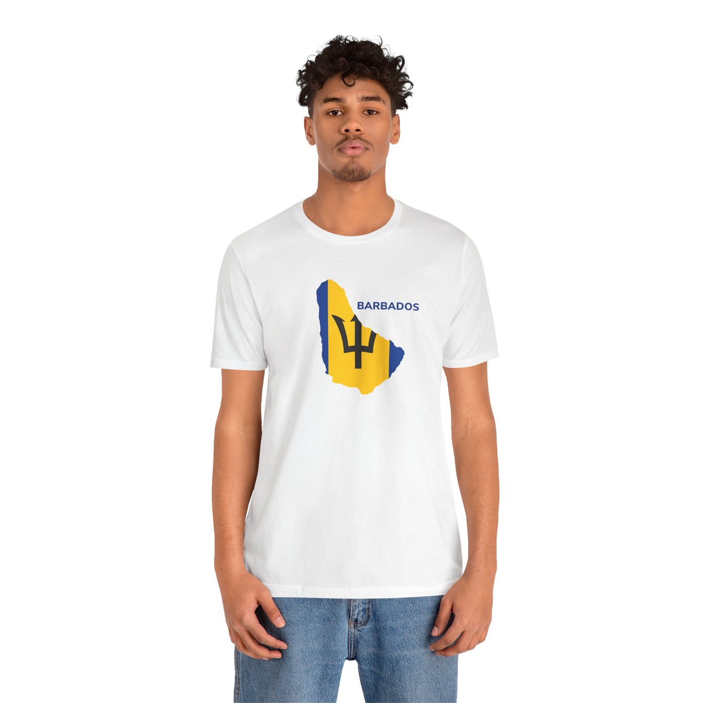 Unisex Barbados T-shirt met korte mouwen