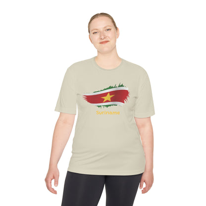 Unisex vochtafvoerend Suriname T-shirt