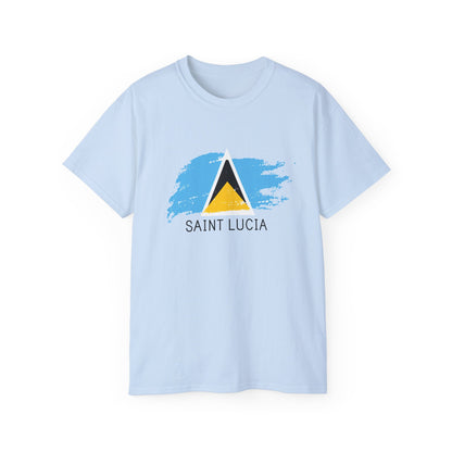 Saint Lucia vlag unisex ultra katoenen T-shirt - casual shirt