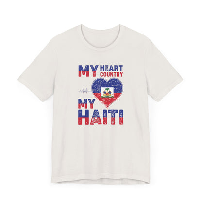 Unisex Jersey Haiti T-shirt met korte mouwen