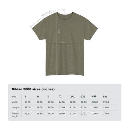 Unisex Zware Guyana Katoenen T-shirt