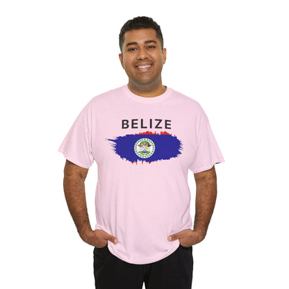 Unisex Zware Belize Katoenen T-shirt 