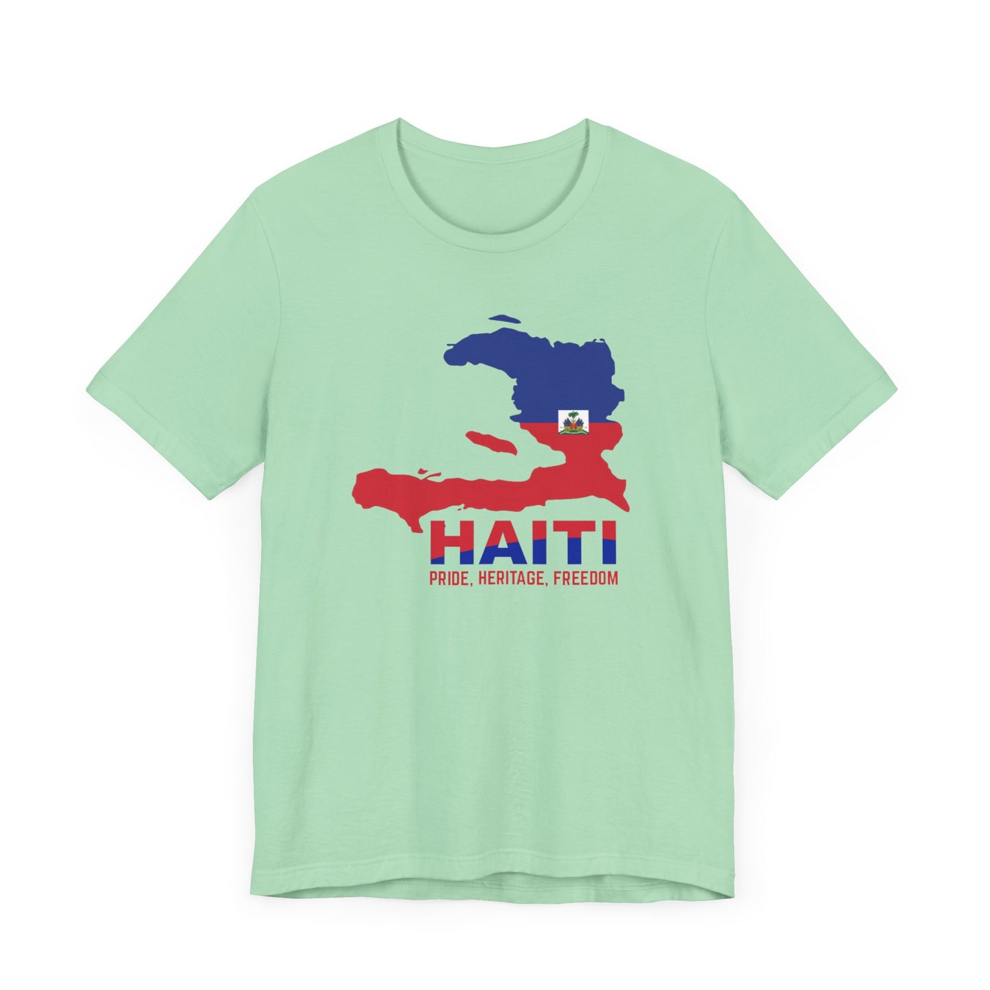 Unisex Jersey Haiti T-shirt met korte mouwen